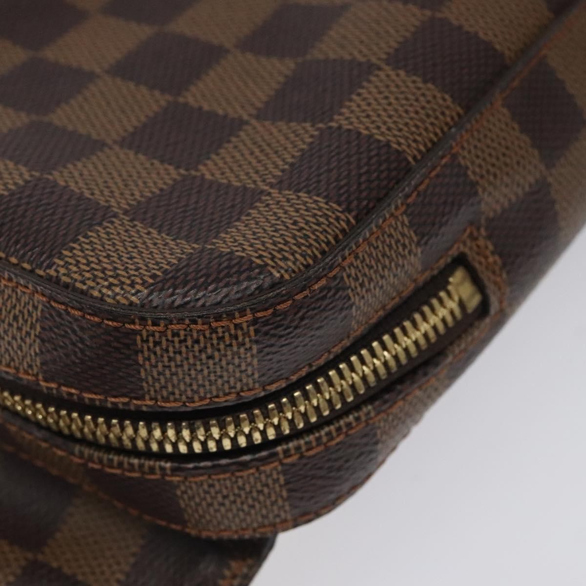 Louis Vuitton Geronimos Waist Bag Damier, BROWN, CANVAS, Shoulder bag