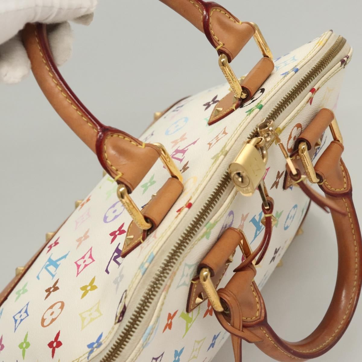 Louis Vuitton Alma Handbag Monogram Multicolor, MULTICOLOUR, CANVAS, Handbag