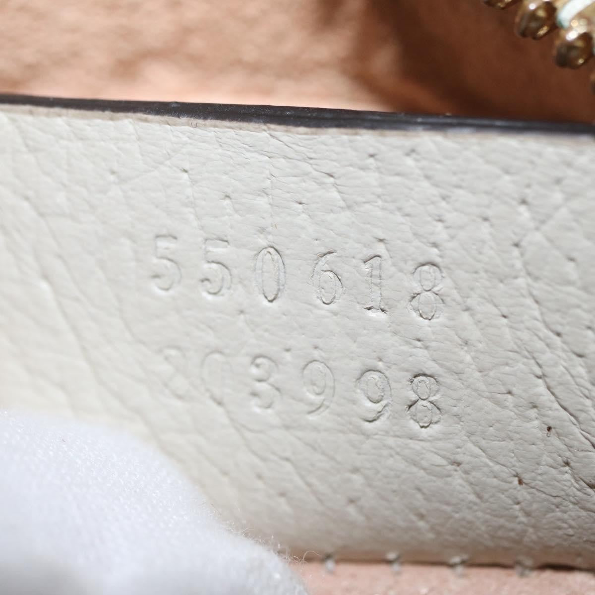 Gucci GG Marmont Shoulder Bag Matelasse Leather, White, Leather, Shoulder Bag