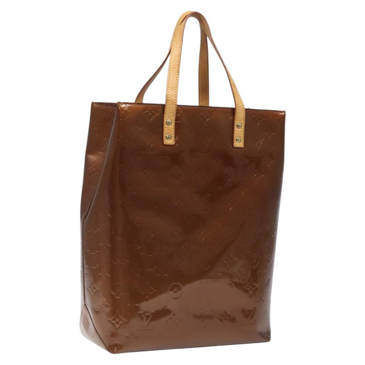 Louis Vuitton Reade Handbag Monogram Vernis, Brown, Patent Leather, Handbag