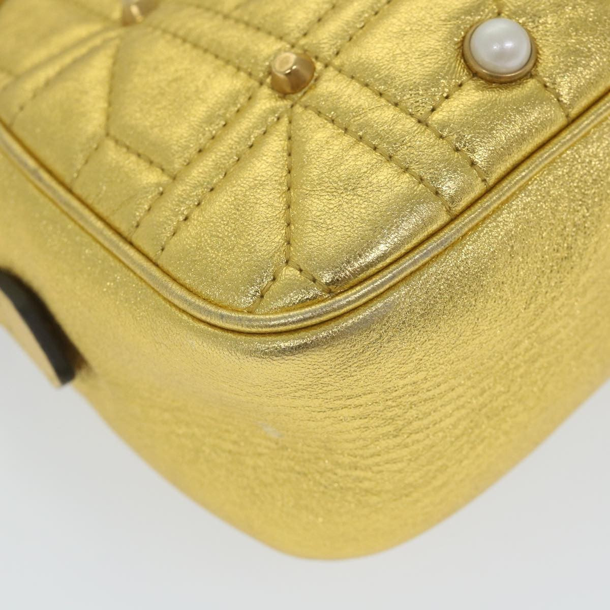 Gucci GG Marmont Shoulder Bag Leather, Gold, Leather, Shoulder Bag