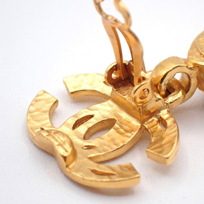 Chanel CC Teardrop Earrings Metal with Faux Pearl, Gold, Gold Plated, Earrings