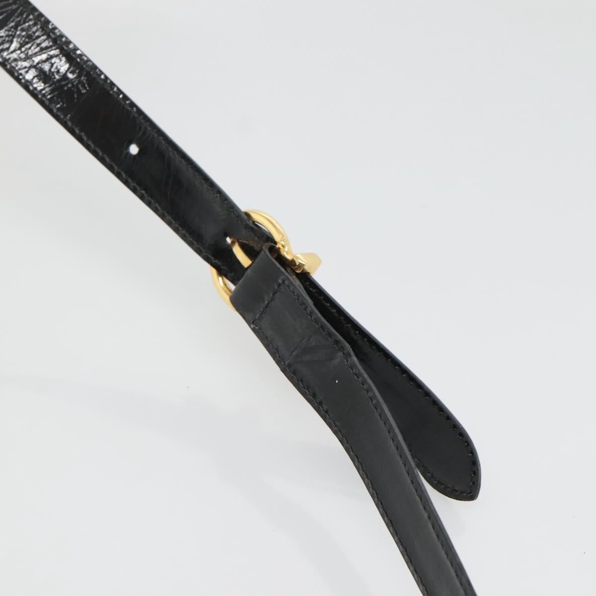 Salvatore Ferragamo Gancini handbag Patent leather, BLACK, PATENT_LEATHER, Handbag