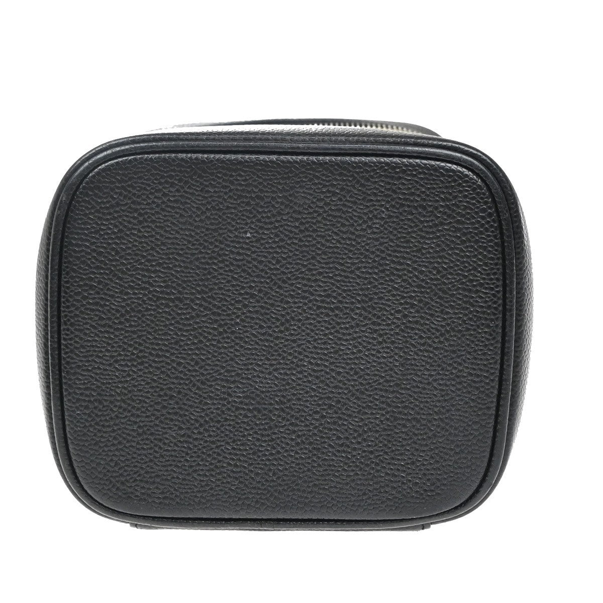 Chanel Vintage Timeless Cosmetic Case Caviar, BLACK, LEATHER, Clutche & pouche
