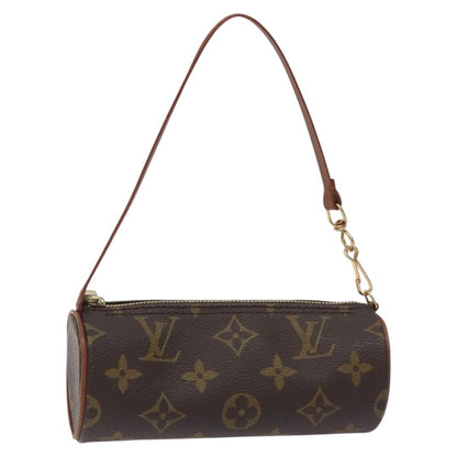 Louis Vuitton Papillon Pochette Monogram Canvas, BROWN, CANVAS, Handbag