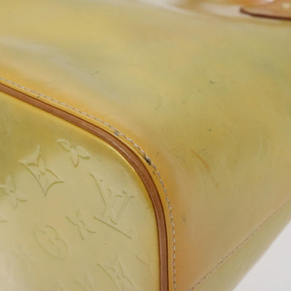 Louis Vuitton Houston Handbag Monogram Vernis, YELLOW, PATENT_LEATHER, Handbag