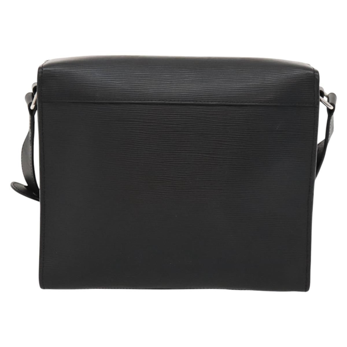 Louis Vuitton Harrington Messenger Bag Epi Leather, BLACK, LEATHER, Crossbody bag