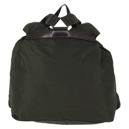 Prada Double Front Pocket Backpack Tessuto, KHAKI, NYLON, Backpack