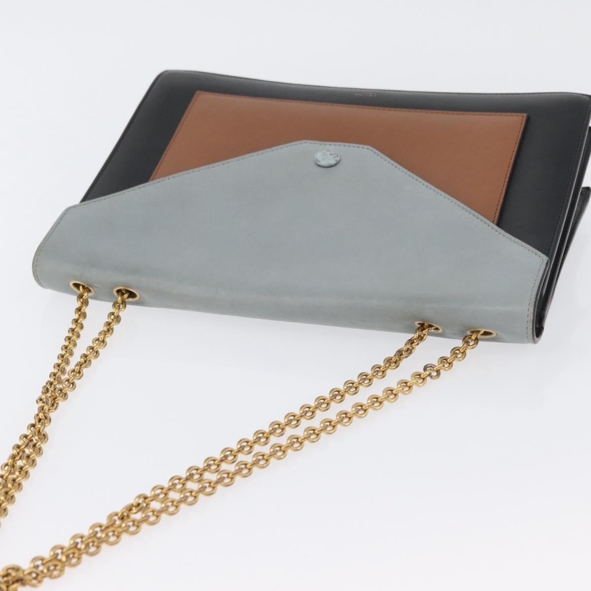 Celine Pocket Envelope Shoulder Bag Leather, MULTICOLOUR, LEATHER, Shoulder bag