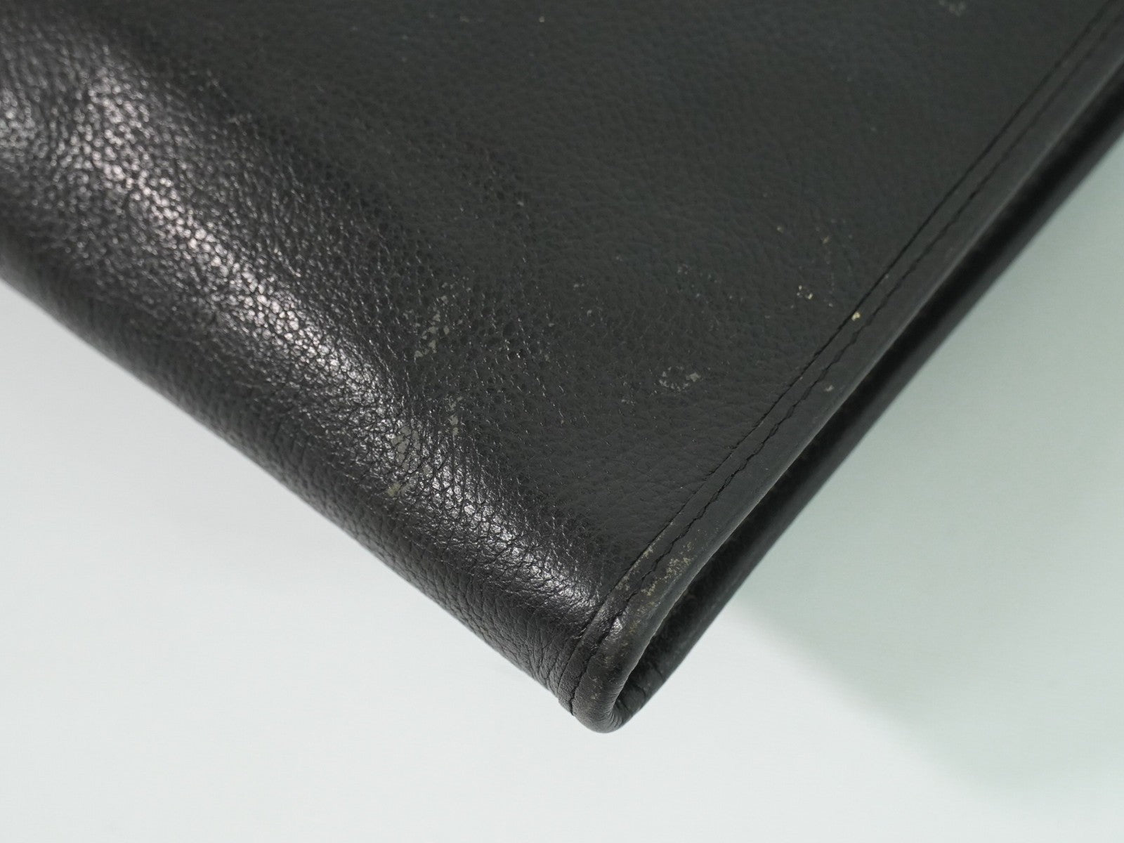 Saint Laurent Vintage Shoulder Bag Leather, BLACK, LEATHER, Shoulder bag