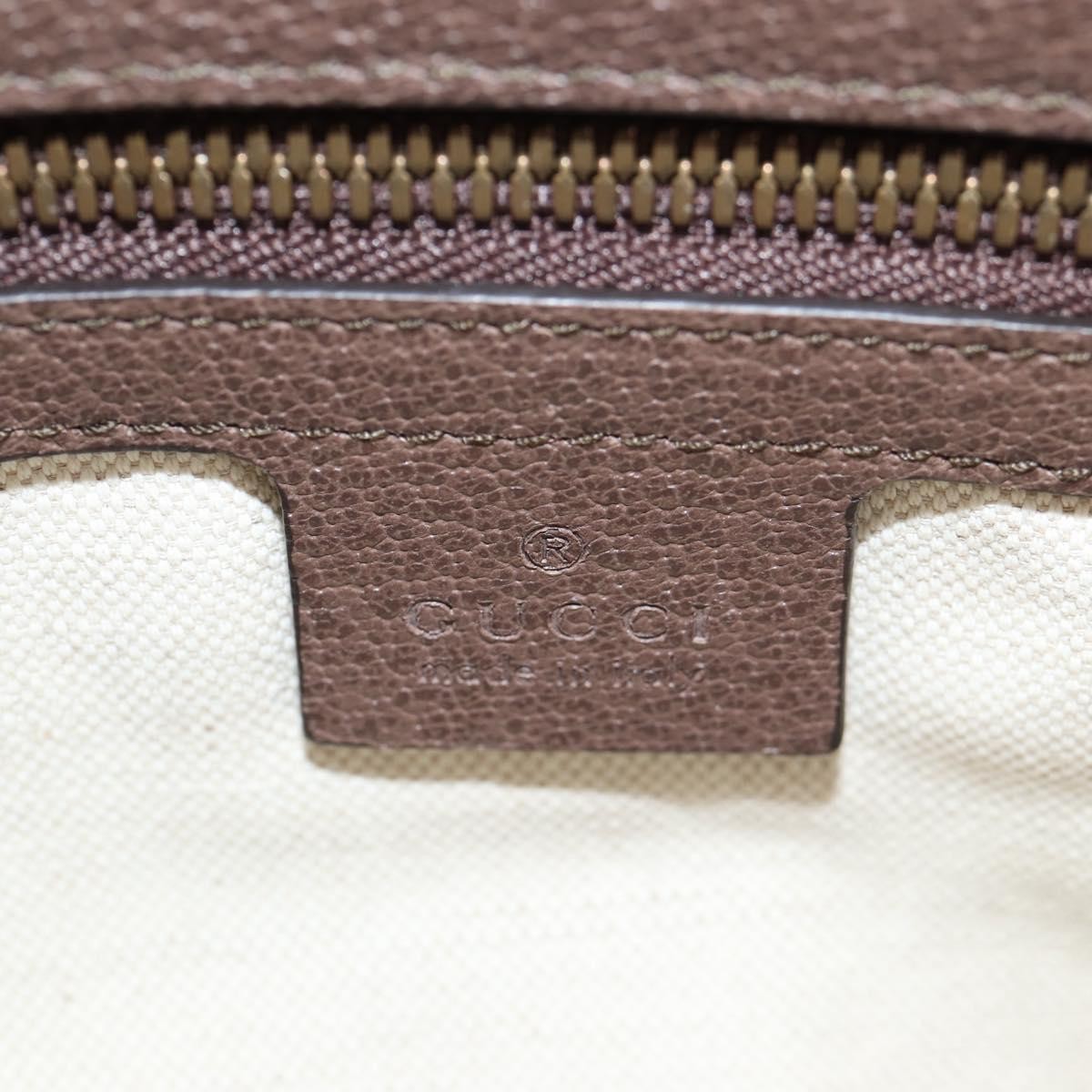 Gucci Ophidia Zip Shoulder Bag GG Coated Canvas, BEIGE, CANVAS, Shoulder bag