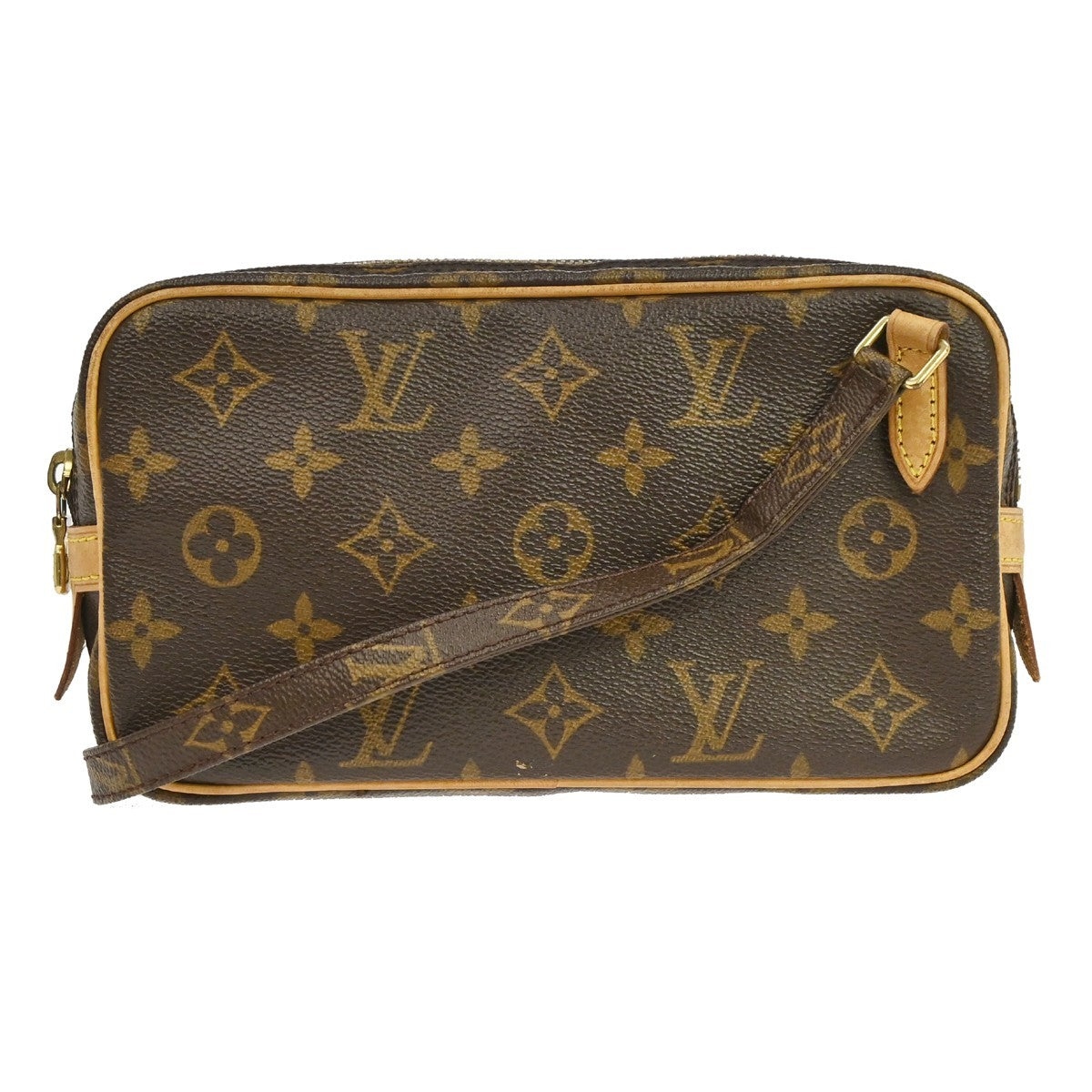 Louis Vuitton Pochette Marly Bandouliere Bag Monogram Canvas, Brown, Canvas, Shoulder Bag