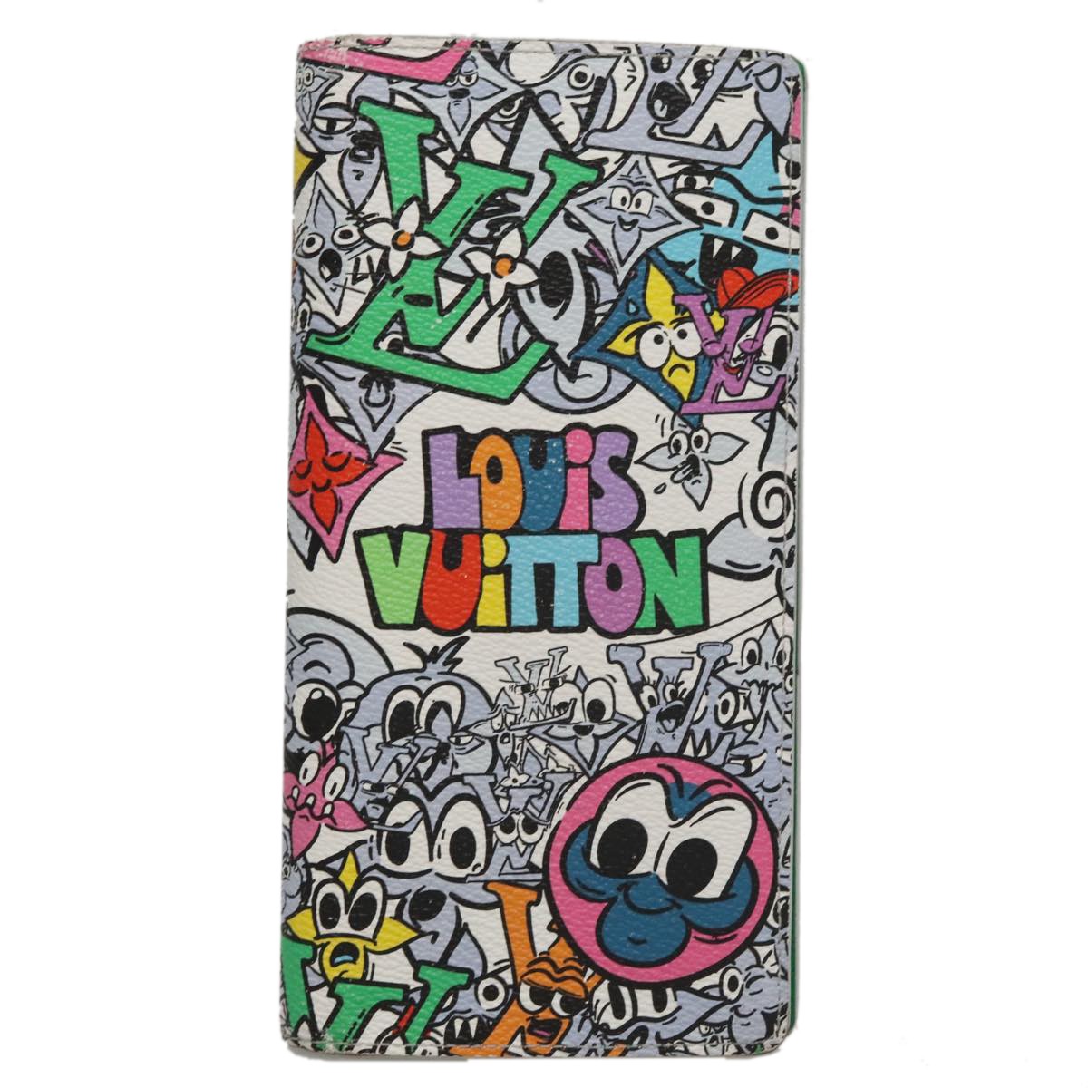 Louis Vuitton Brazza Long Bifold wallet Monogram Comics, MULTICOLOUR, CANVAS, Wallets