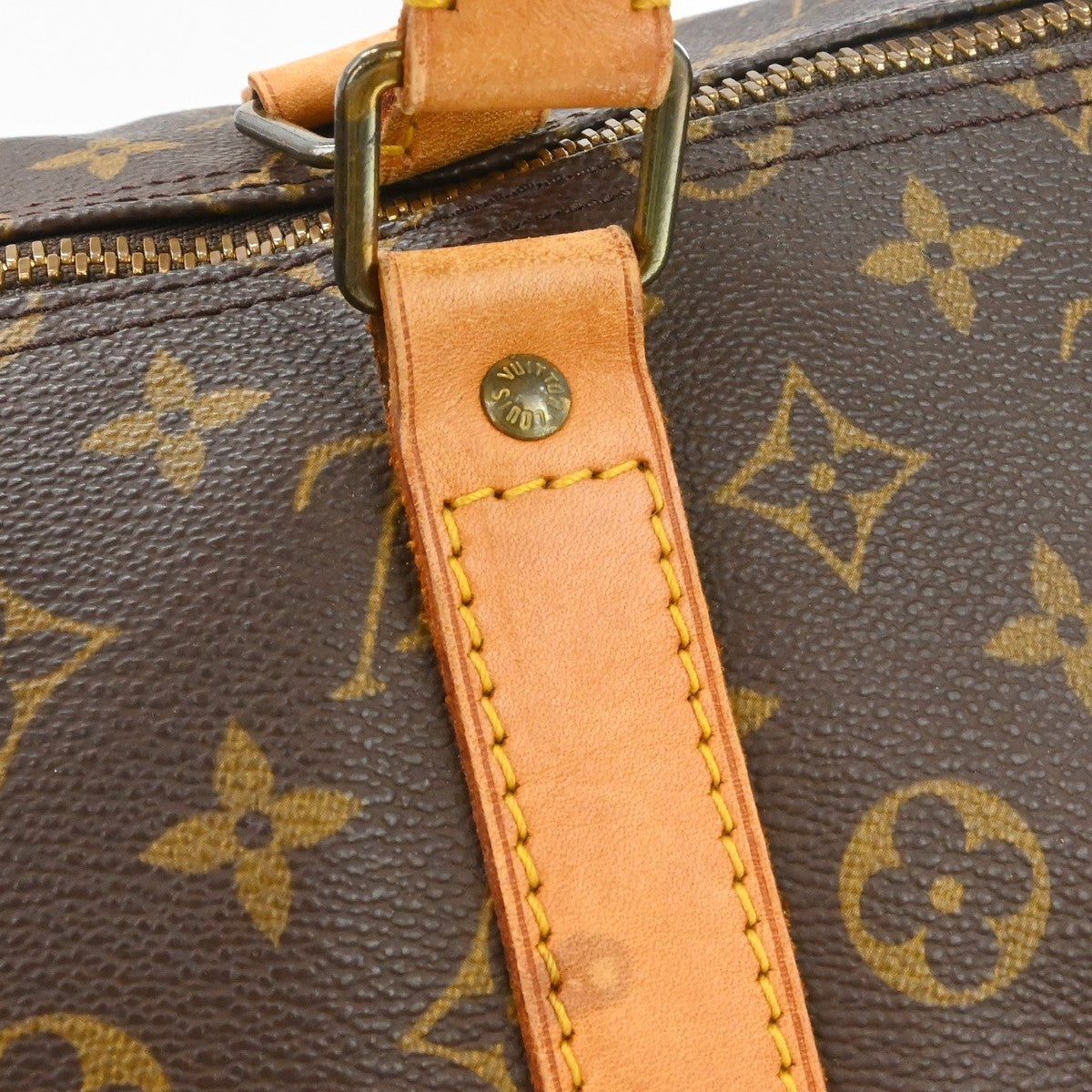Louis Vuitton Keepall Bag Monogram Canvas, Brown, Canvas, Travel Bag