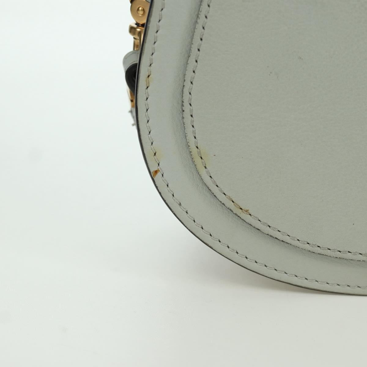 Chloe Nile Crossbody Bag Leather, GRAY, LEATHER, Shoulder bag