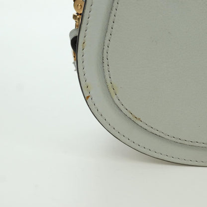 Chloe Nile Crossbody Bag Leather, GRAY, LEATHER, Shoulder bag