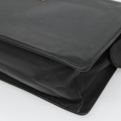 Loewe Anagram Clutch Bag Leather, BLACK, LEATHER, Clutche & pouche