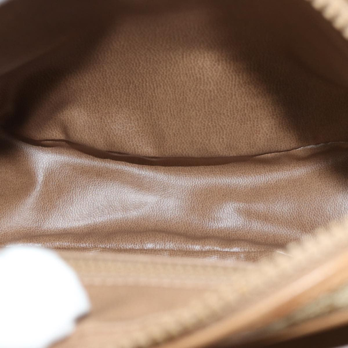 Celine Macadam Shoulder Bag PVC Leather, BEIGE, CANVAS, Shoulder bag