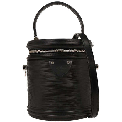 Louis Vuitton Cannes Handbag Epi Leather, BLACK, EPI_LEATHER,LEATHER, Handbag