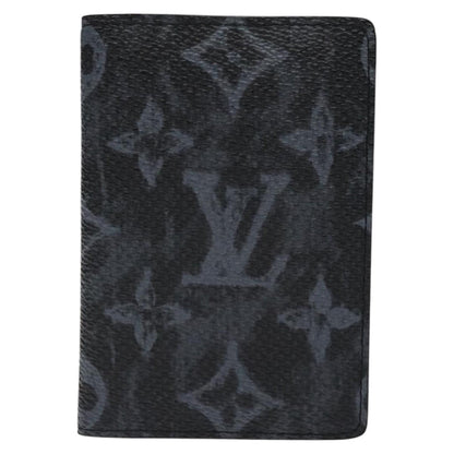 Louis Vuitton Pocket Organizer Limited Edition Monogram Canvas, BLACK, CANVAS, Clutche & pouche