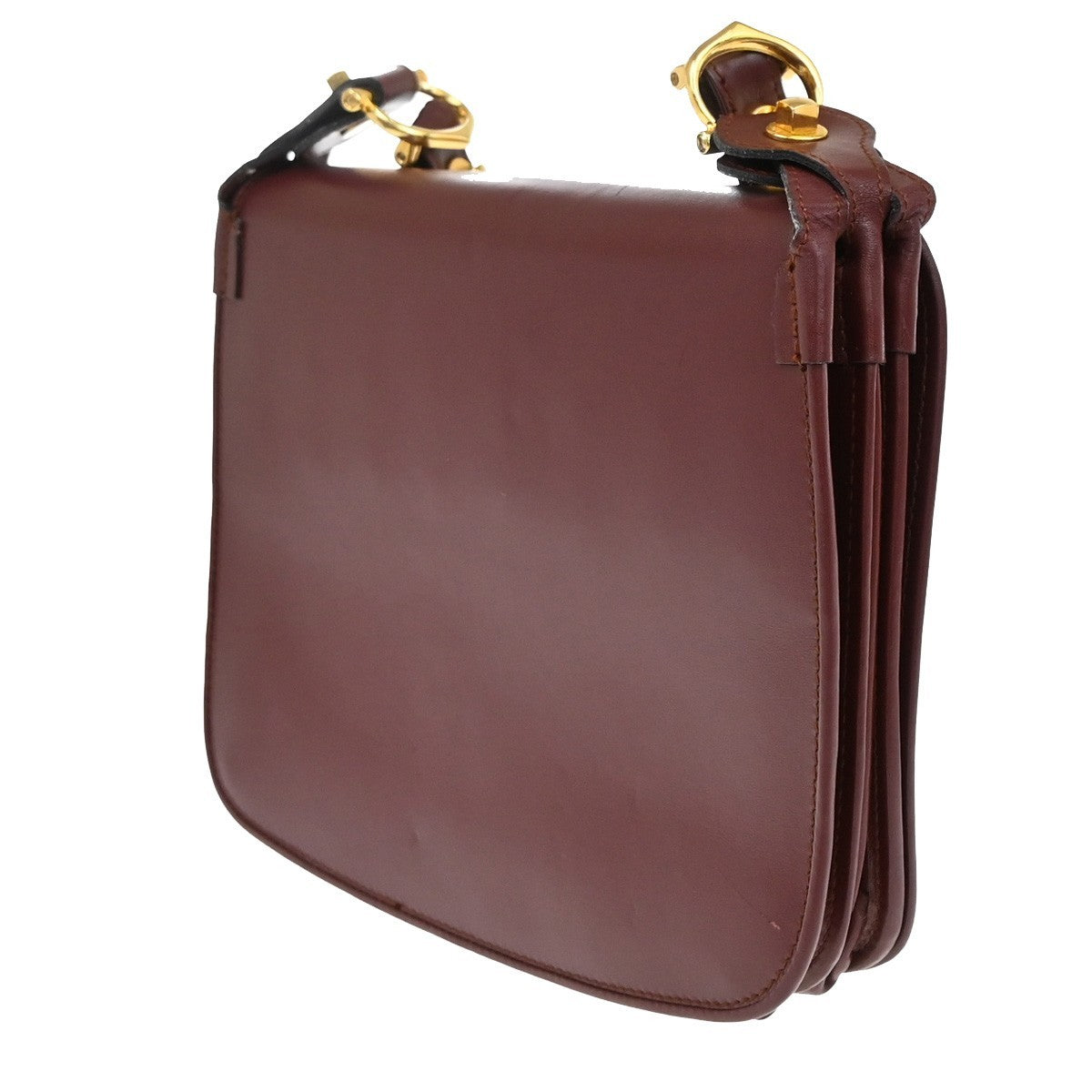 cartier Must de Cartier Shoulder Bag Leather, Red, Leather, Shoulder Bag