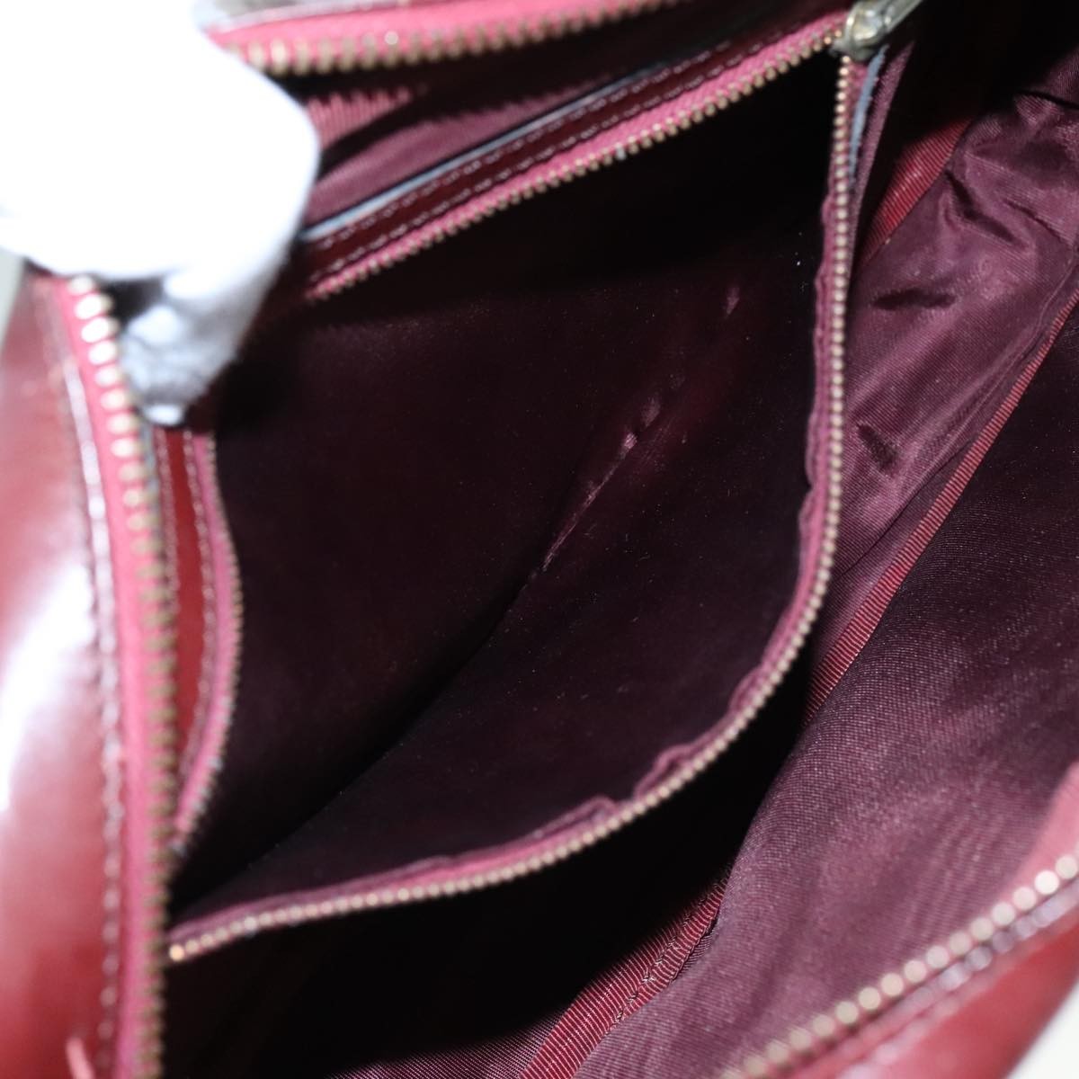 cartier Must de Cartier Shoulder Bag Leather, Burgundy, Leather, Shoulder Bag
