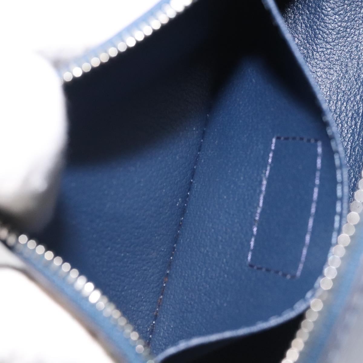 Louis Vuitton Cosmetic Pouch Epi Leather, BLUE, LEATHER, Toiletry Case