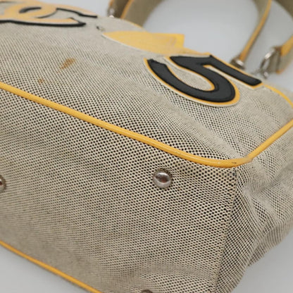 Chanel Camellia No.5 Tote Canvas, BEIGE, CANVAS, Tote bag