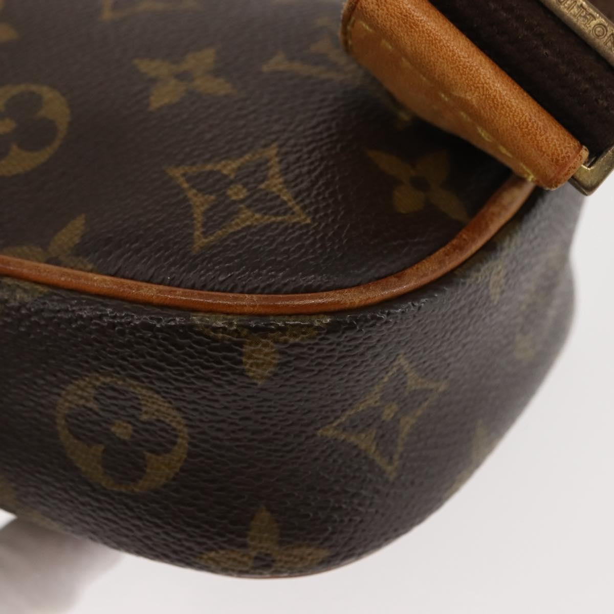 Louis Vuitton Pochette Gange Monogram Canvas, BROWN, CANVAS, Clutche & pouche