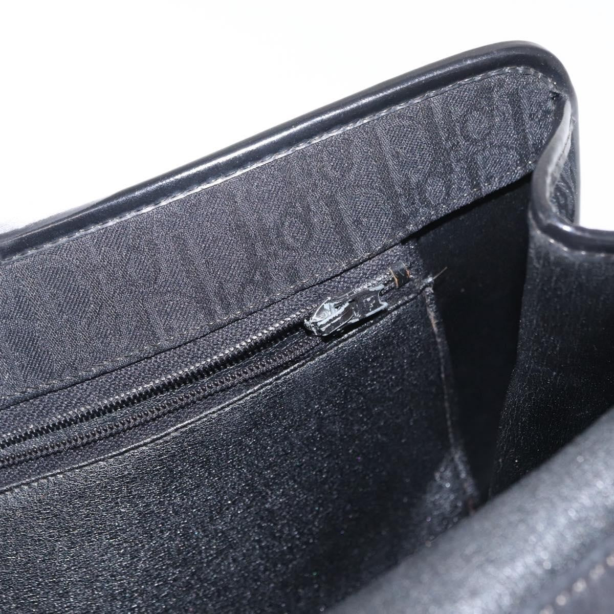 Christian Dior Vintage CD trotter Shoulder bag Canvas, BLACK, CANVAS, Shoulder bag