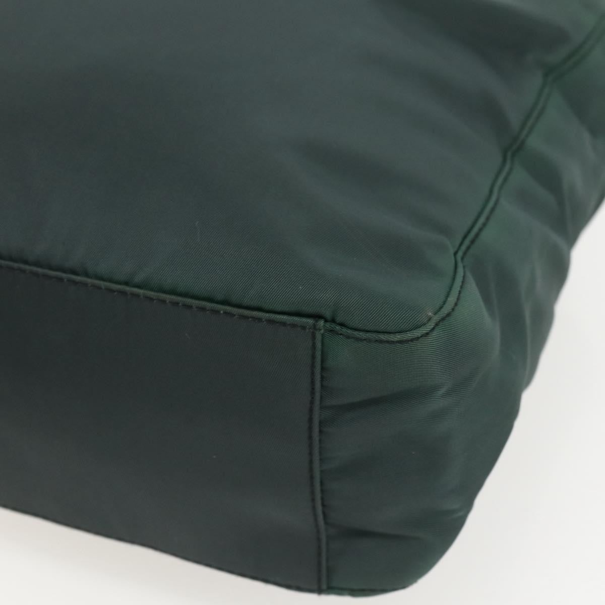 Prada Vintage Tote Tessuto, GREEN, NYLON, Tote bag