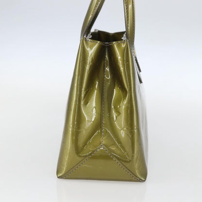 Louis Vuitton Wilshire Handbag Monogram Vernis, GREEN, PATENT_LEATHER, Handbag