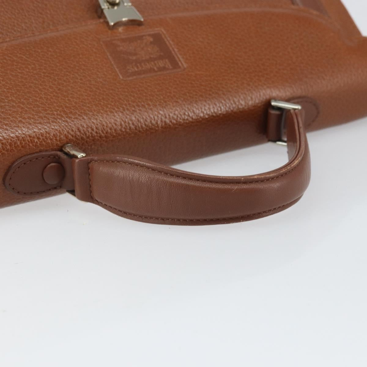 Burberry Vintage Handbag Leather, BROWN, LEATHER, Handbag