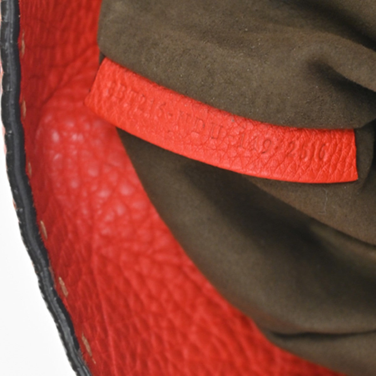 Fendi Selleria Anna Bucket Bag Leather, Red, Leather, Tote Bag