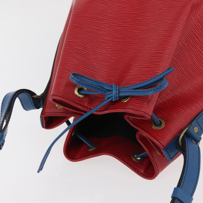 Louis Vuitton Bicolor Noe Handbag Epi Leather, Red, Leather, Shoulder Bag