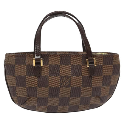 Louis Vuitton Manosque Pochette Damier, BROWN, CANVAS, Clutche & pouche