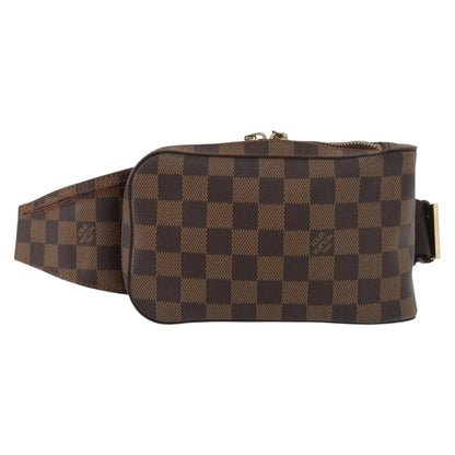 Louis Vuitton Geronimos Waist Bag Damier, BROWN, CANVAS, Shoulder bag