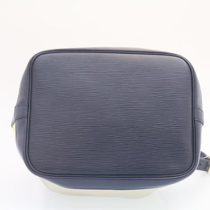 Louis Vuitton Petit Noe Handbag Two Tone Epi Leather, WHITE, LEATHER, Handbag