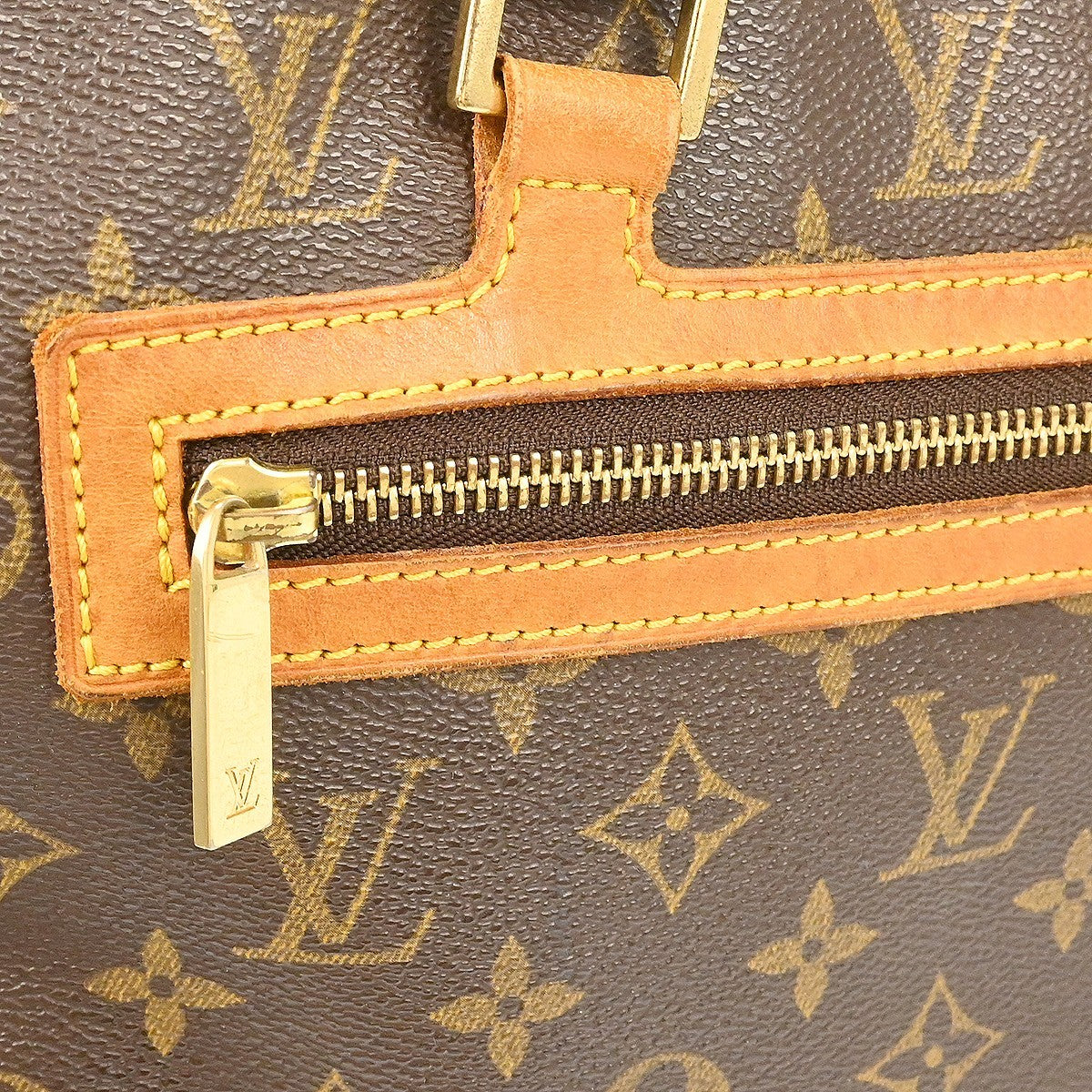 Louis Vuitton Cite Handbag Monogram Canvas, Brown, Canvas, Shoulder Bag