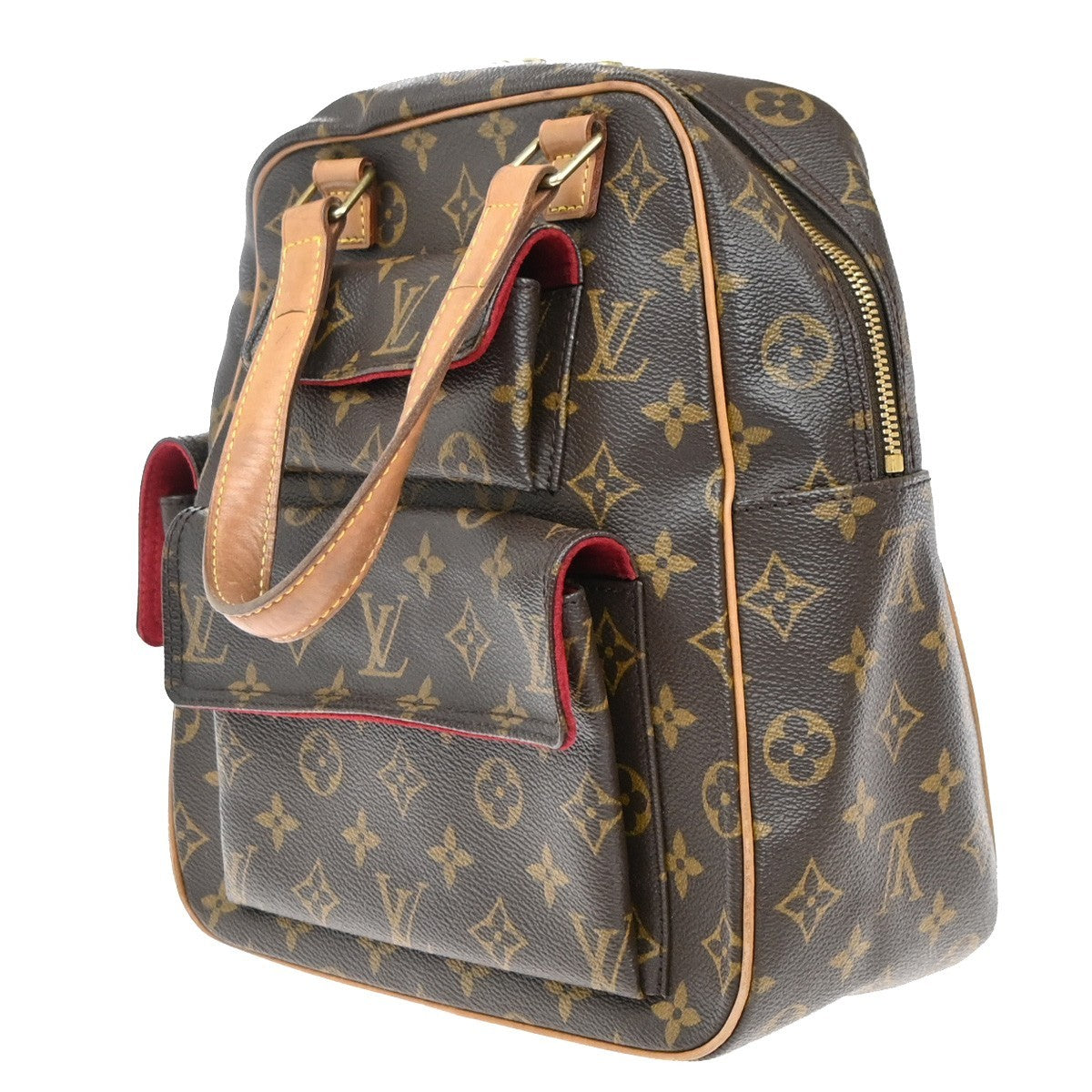 Louis Vuitton Excentri-Cite Handbag Monogram Canvas, BROWN, CANVAS, Handbag