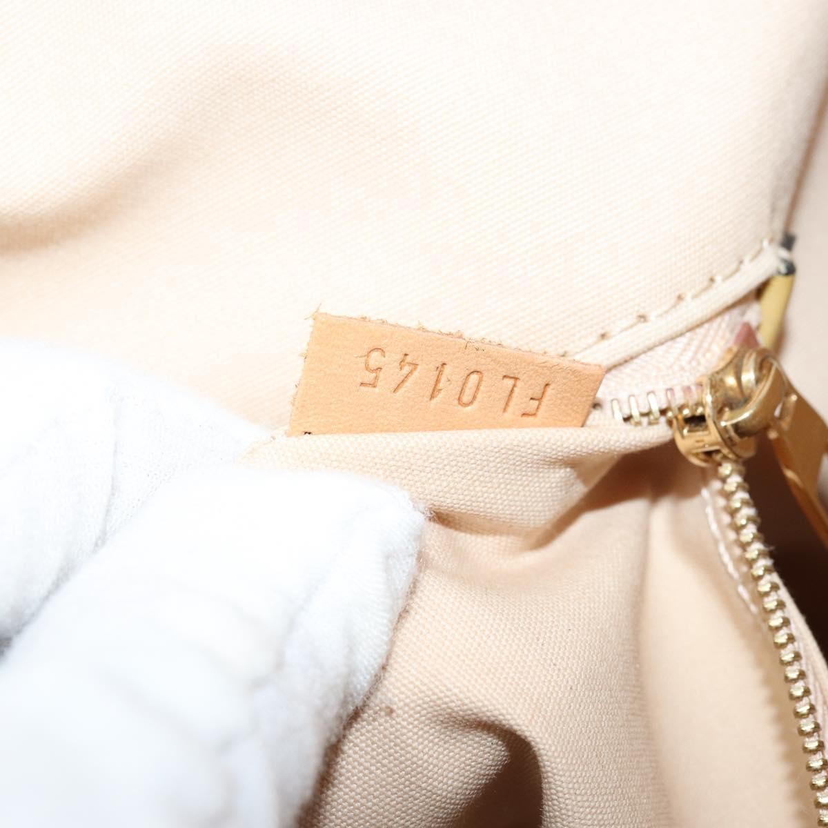 Louis Vuitton Lockit Handbag Monogram Vernis, BEIGE, PATENT_LEATHER, Tote bag