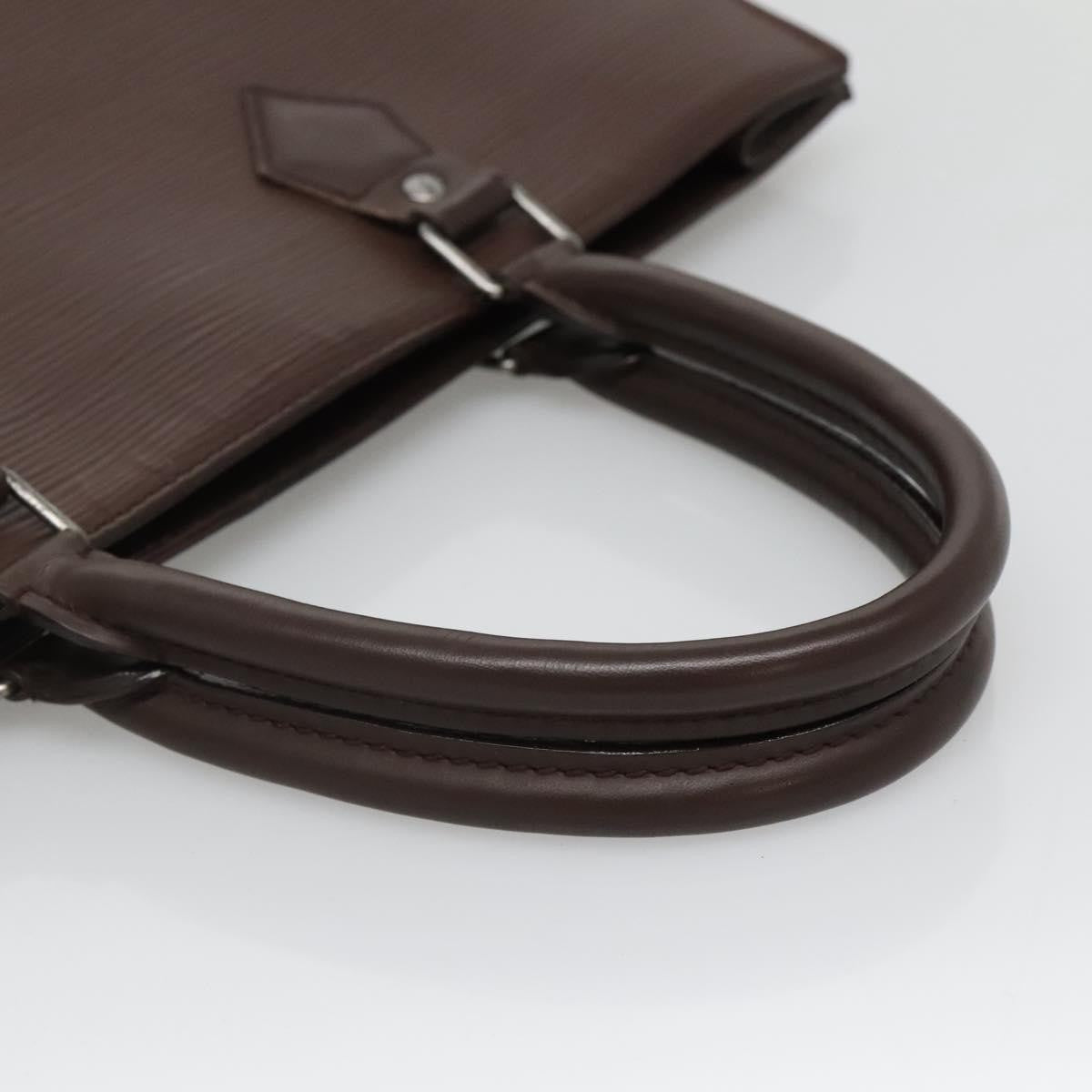 Louis Vuitton Sac Plat Bag Epi Leather, BROWN, LEATHER, Handbag