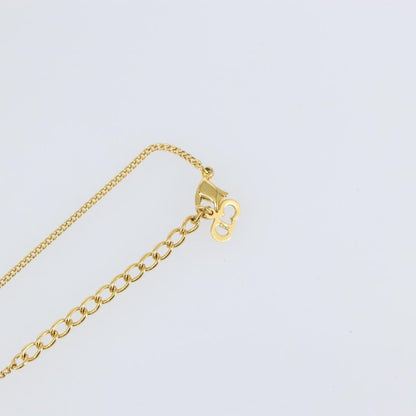 Christian Dior CD Heart Necklace Metal, GOLD, METAL, Necklace