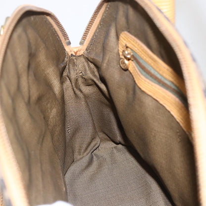 Fendi Vintage Zucca Handbag Zucca, BROWN, CANVAS, Handbag