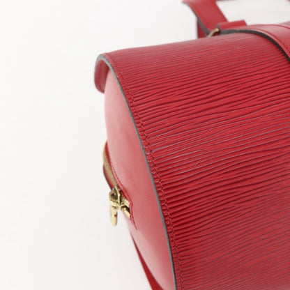 Louis Vuitton Soufflot Handbag Epi Leather, RED, LEATHER, Shoulder bag