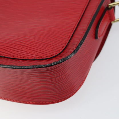 Louis Vuitton Saint Cloud Handbag Epi Leather, RED, LEATHER, Shoulder bag
