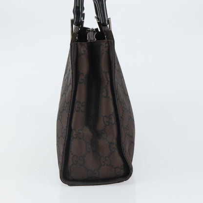 Gucci Bamboo tote bag Canvas, BROWN, CANVAS, Tote bag