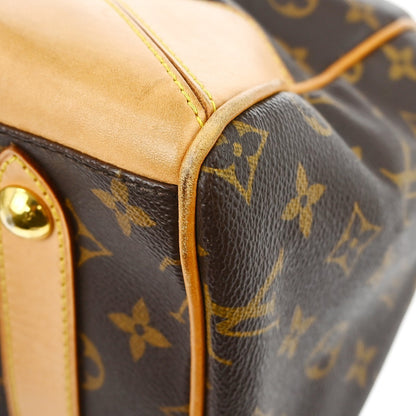 Louis Vuitton Retiro Handbag Monogram Canvas, Brown, Canvas, Handbag