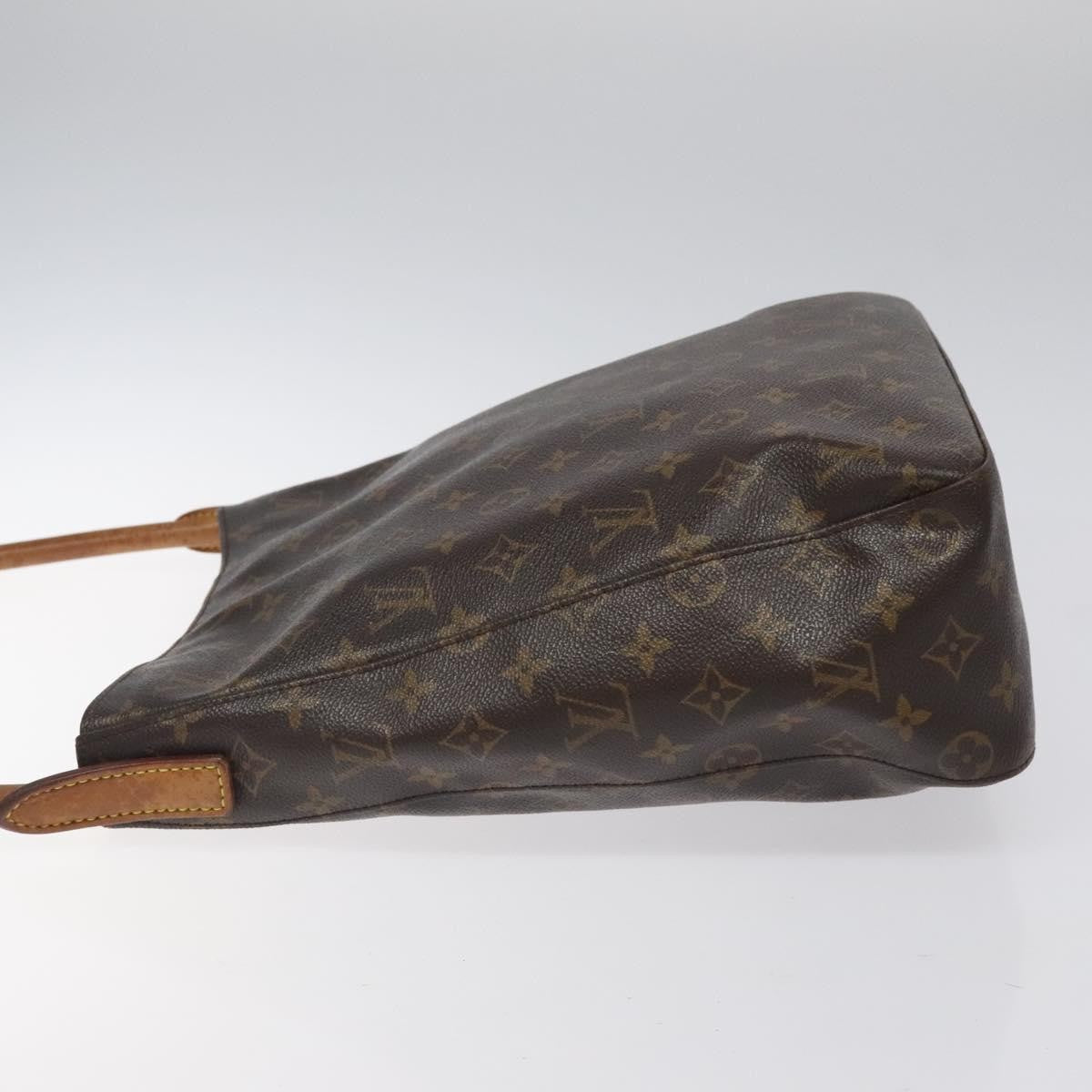 Louis Vuitton Looping Handbag Monogram Canvas, BROWN, CANVAS, Handbag