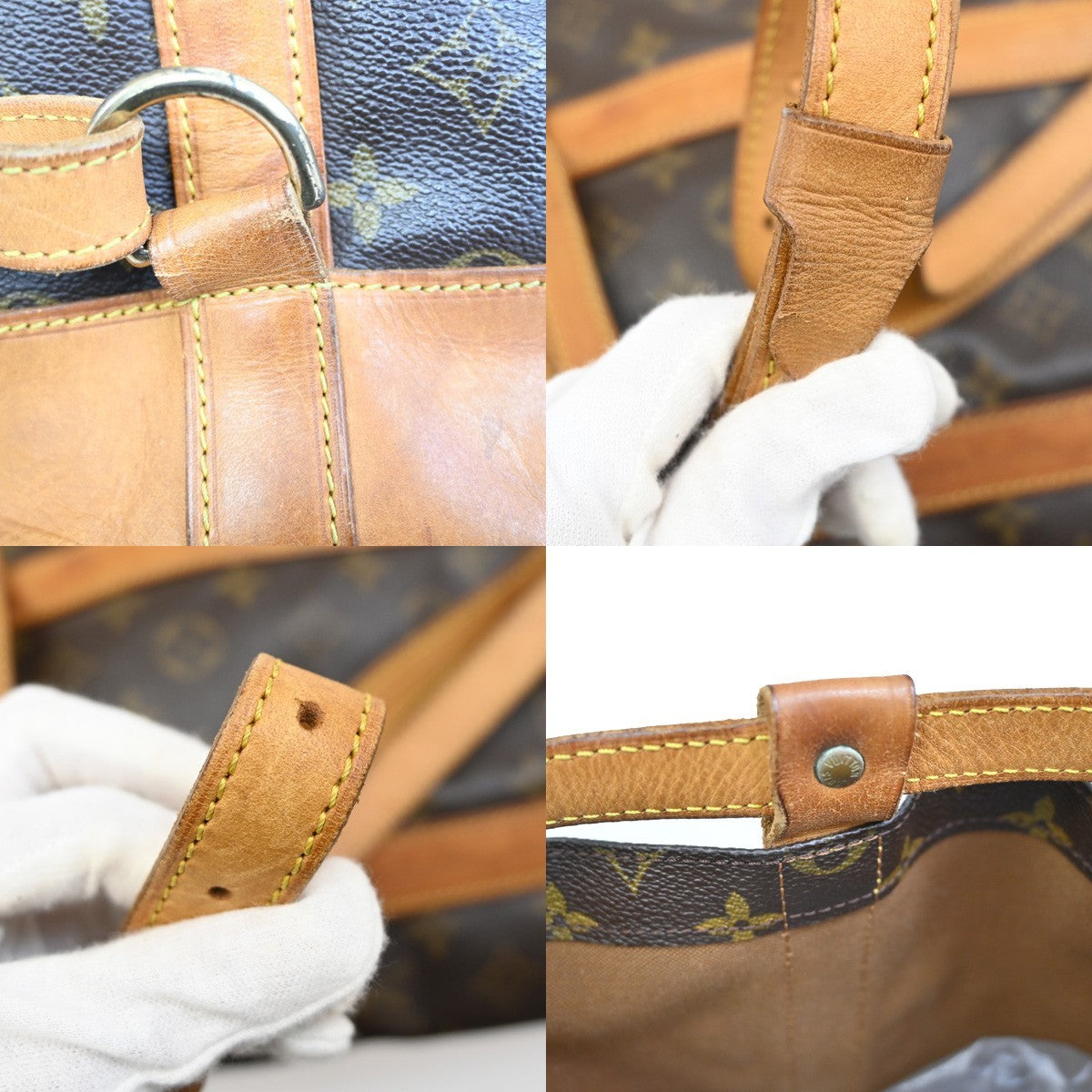 Louis Vuitton Randonnee Backpack Monogram Canvas, BROWN, CANVAS, Shoulder bag